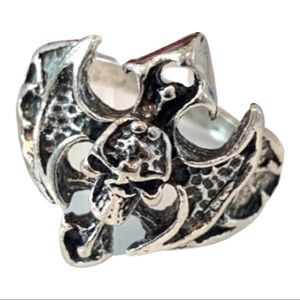 Steel Skull Ring